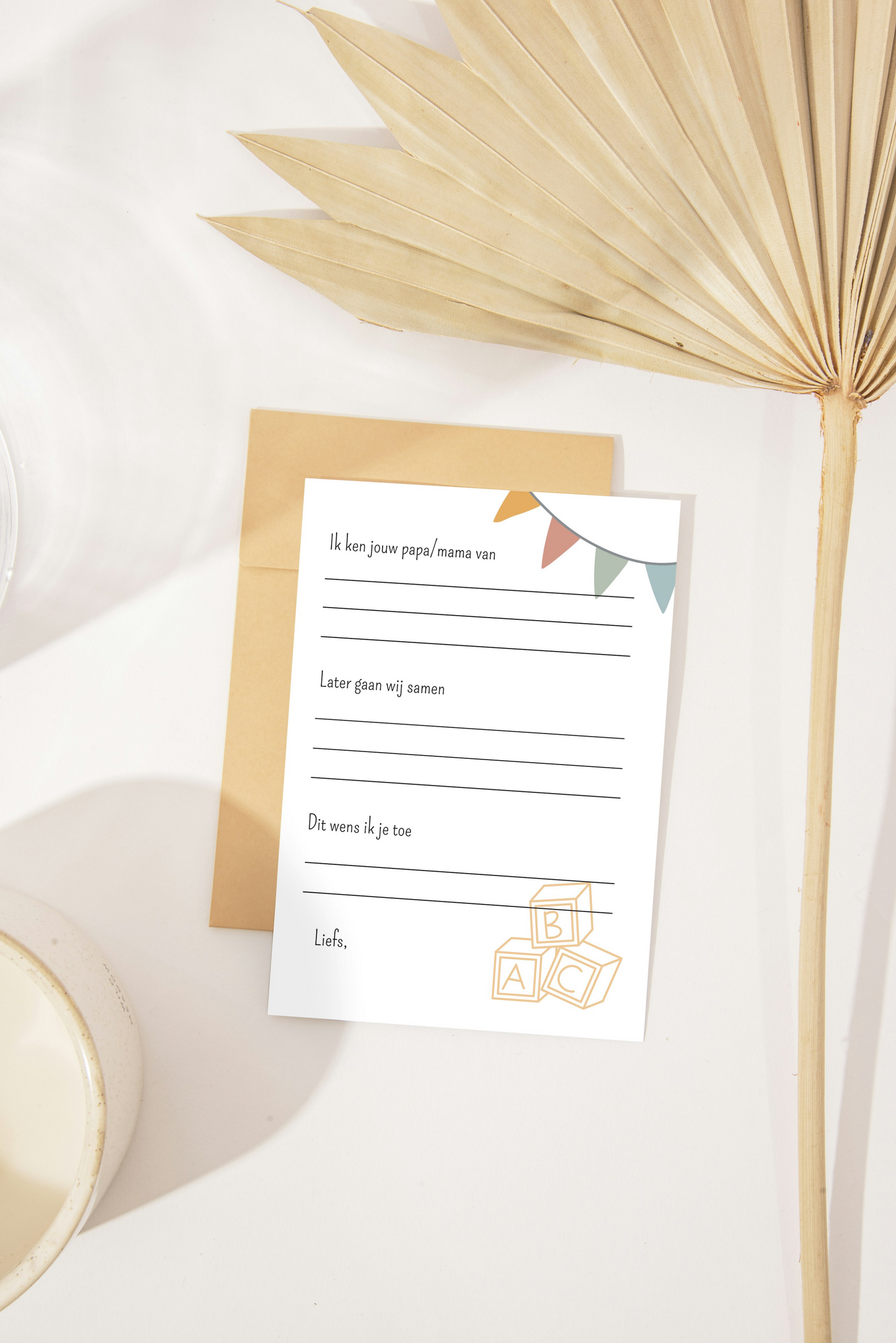 Babyshower invulkaarten | voorspellingskaarten