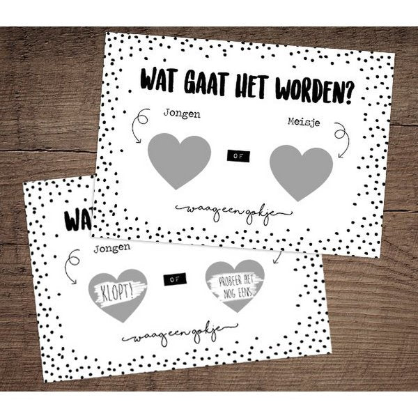 Kraskaarten - Jongen