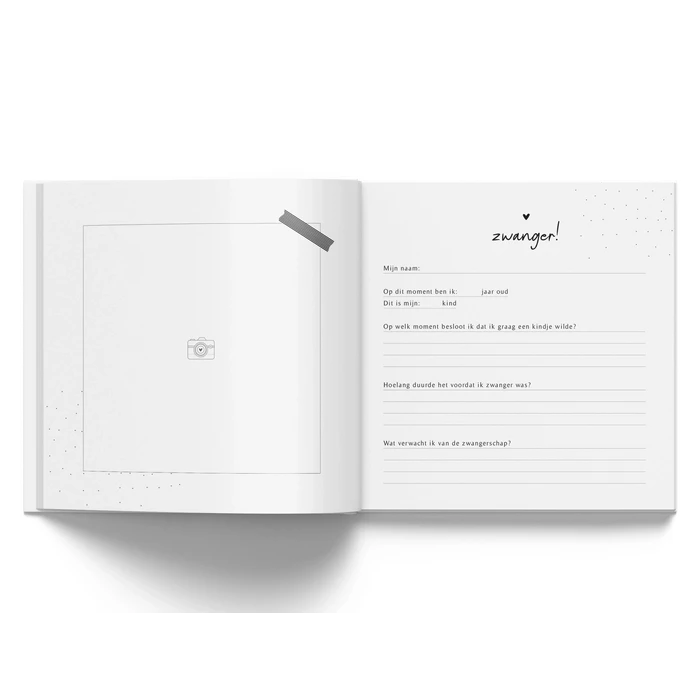 Fyllbooks Mijn 9 maanden dagboek - Beige