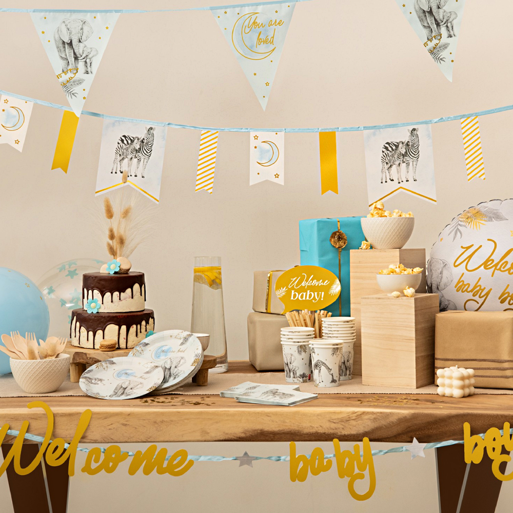 Vlaggenlijn Safari - Blauw