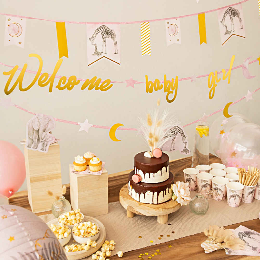 Letterslinger - Welcome Baby Girl