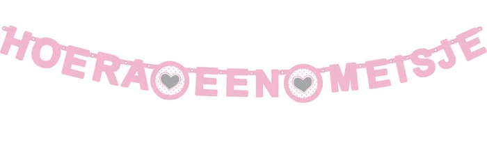 Wensletterlijn - Hoera een Meisje