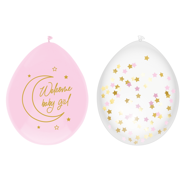 Ballonnen Baby Safari - Roze