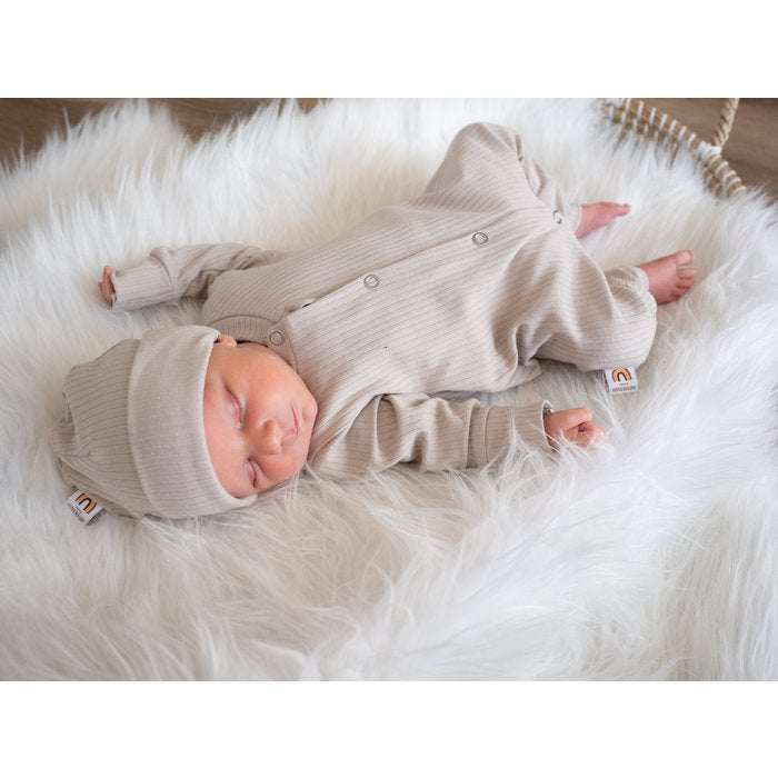 Babymutsje - Rib Sand
