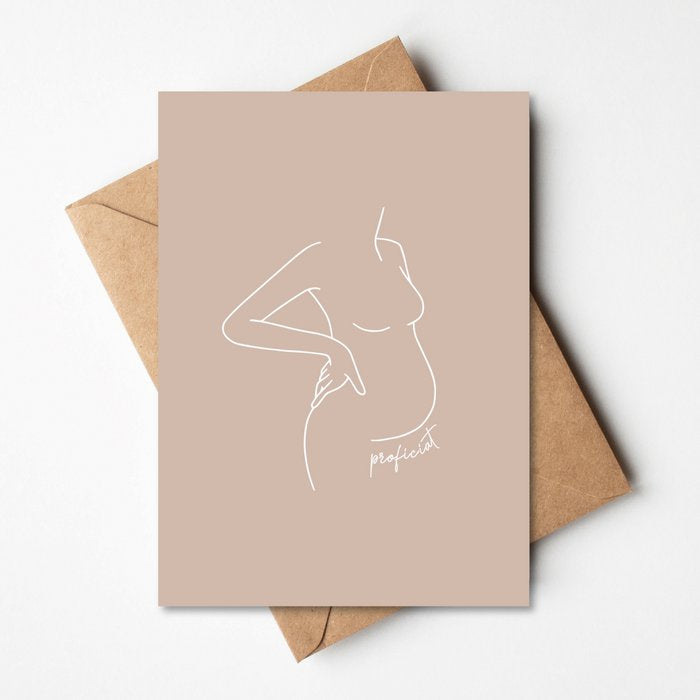 Wenskaart - Zwangerschap