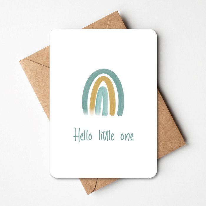 Wenskaart - Hello little one