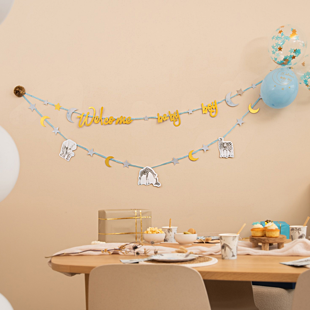 Letterslinger - Welcome Baby Boy