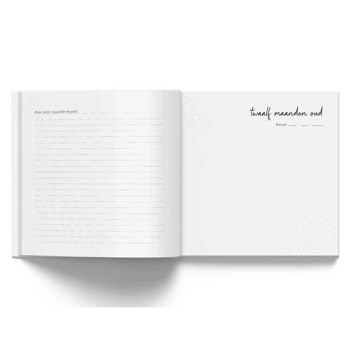 Fyllbooks Babyboek Mijn eerste jaar - Beige