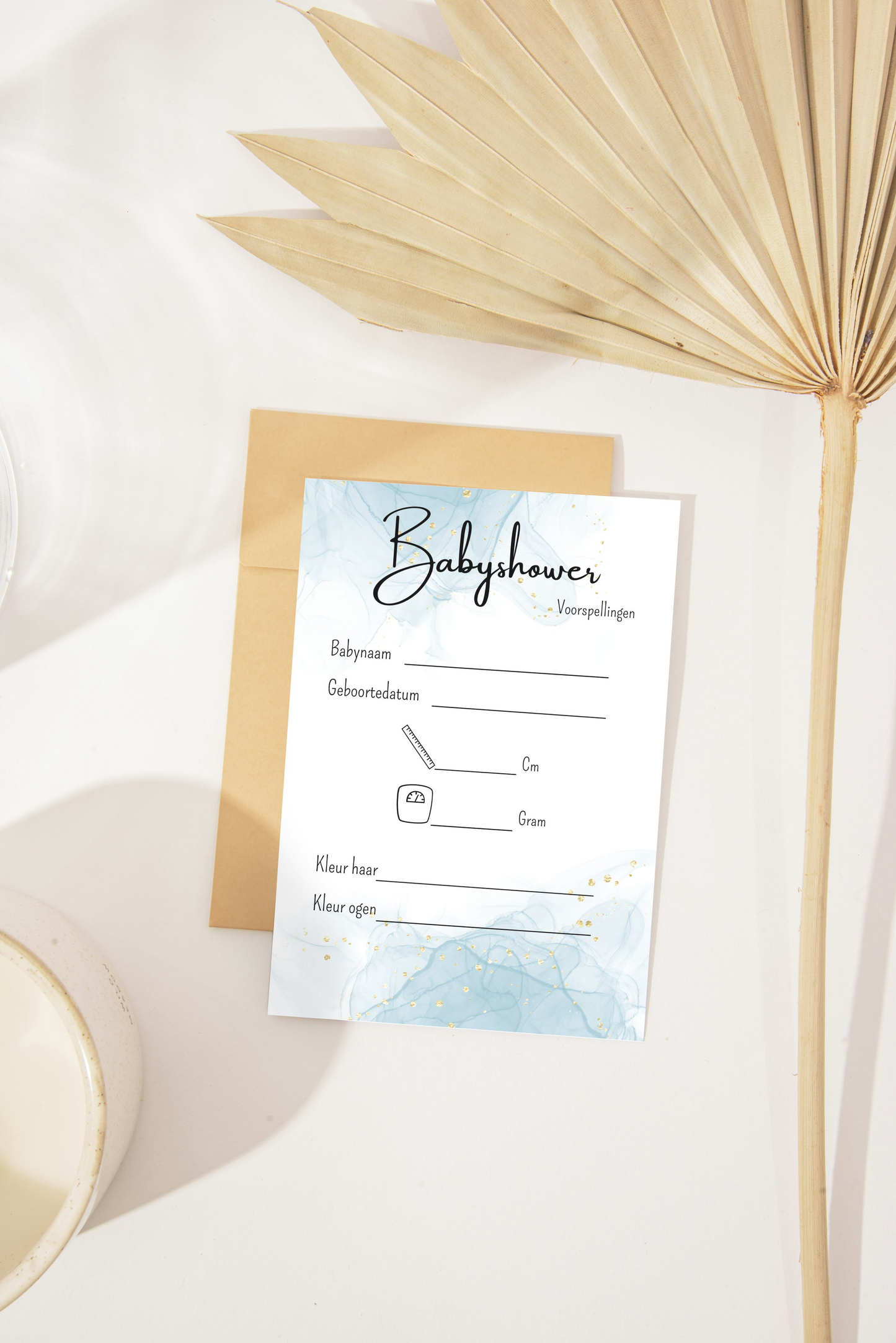 Babyshower invulkaarten | voorspellingskaarten