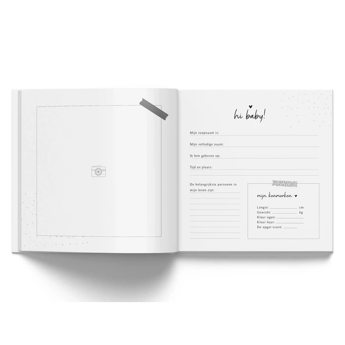 Fyllbooks Babyboek Mijn eerste jaar - Beige