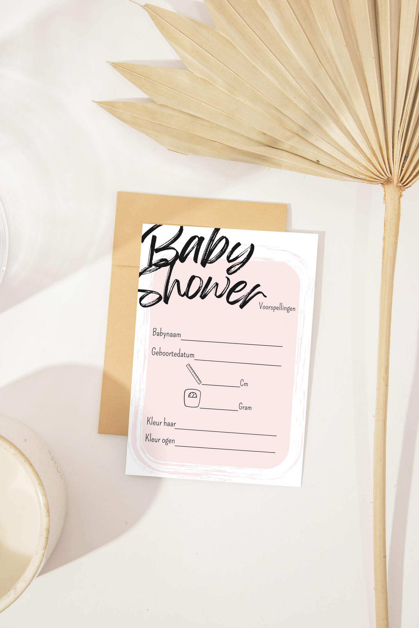 Babyshower invulkaarten | voorspellingskaarten