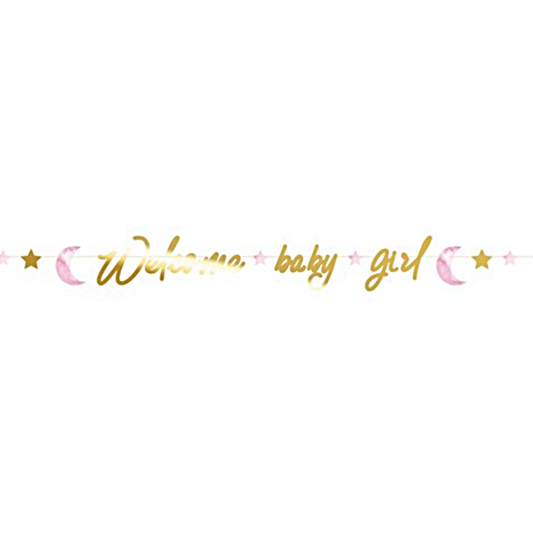 Letterslinger - Welcome Baby Girl