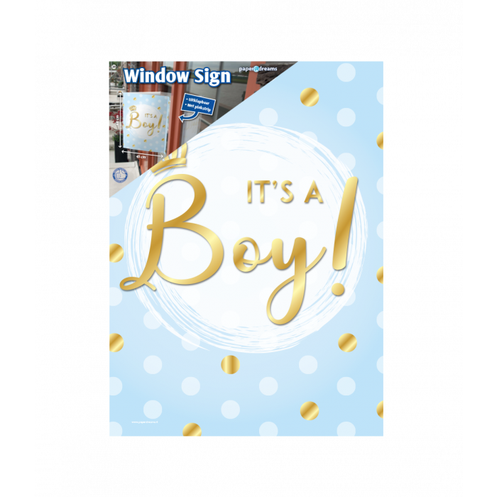 Gevelbord - It’s a Boy!