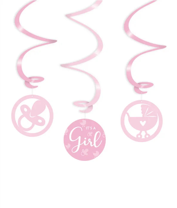 Swirl Decoratie - It’s a Girl!