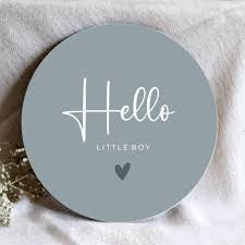 Muurcirkel - Hello little boy
