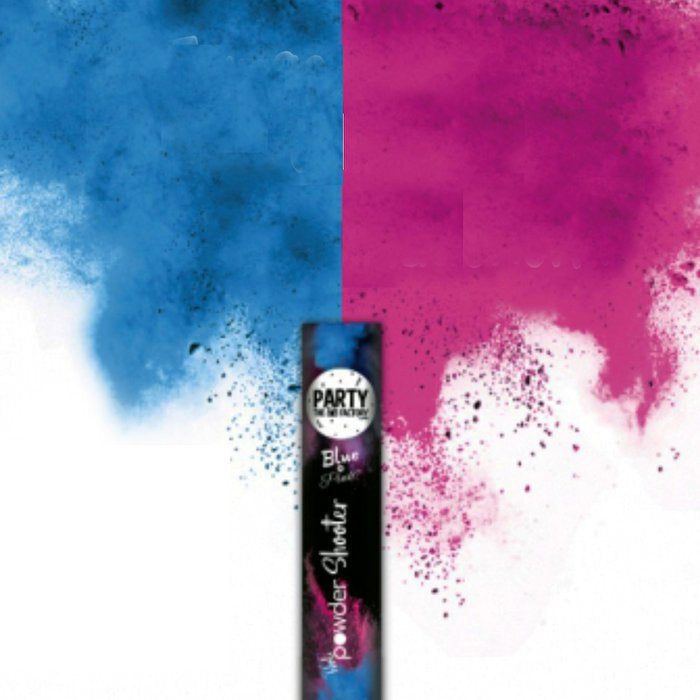 Gender Reveal Powder Shooter - Blauw