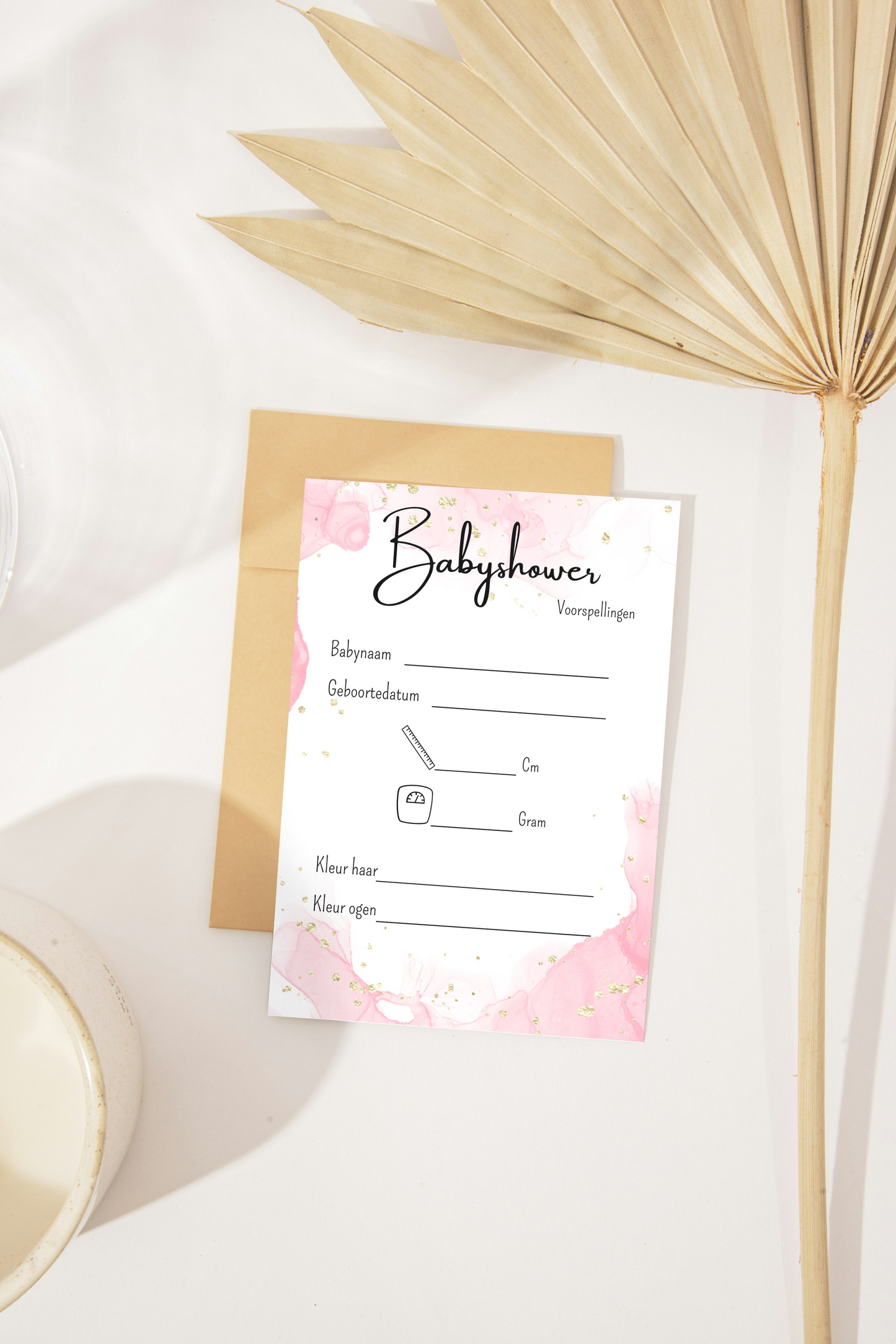 Babyshower invulkaarten | voorspellingskaarten