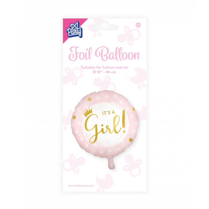 Folie Ballon - It’s a girl!