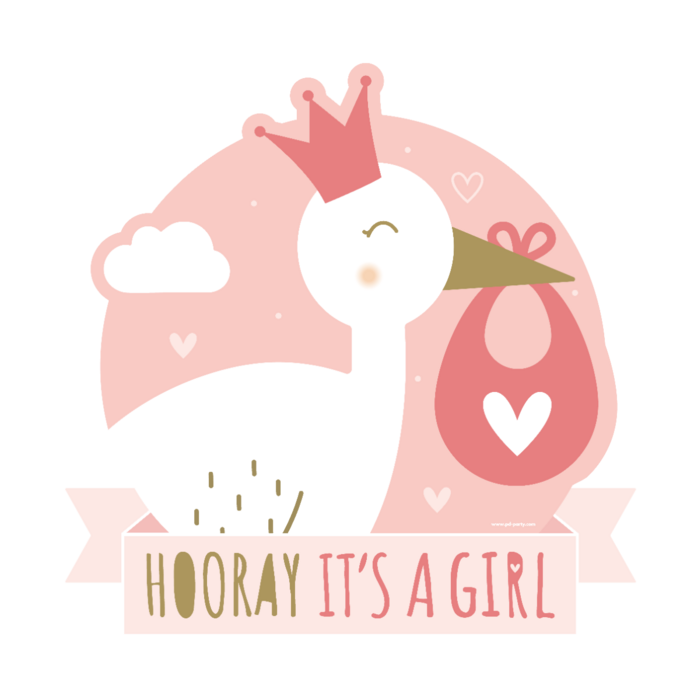 Huldeschild - Newborn Baby Girl