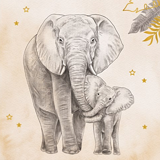 Servetten Safari - Nude