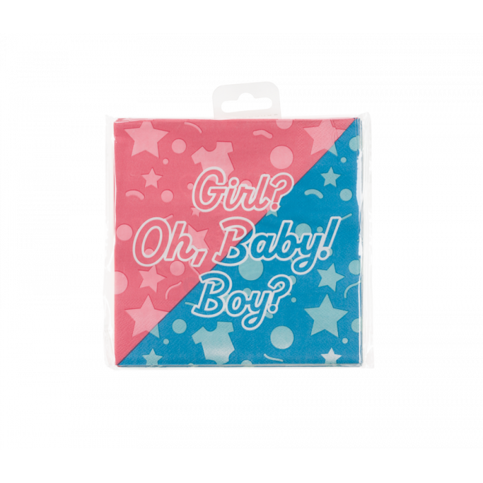 Servetten - Gender reveal