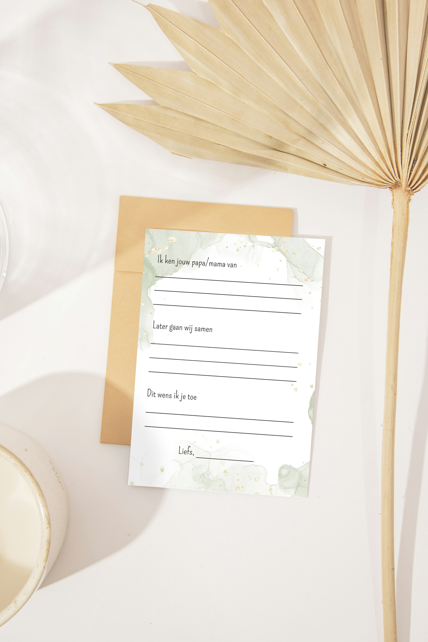 Babyshower invulkaarten | voorspellingskaarten