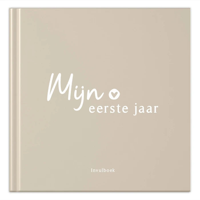 Fyllbooks Babyboek Mijn eerste jaar - Beige