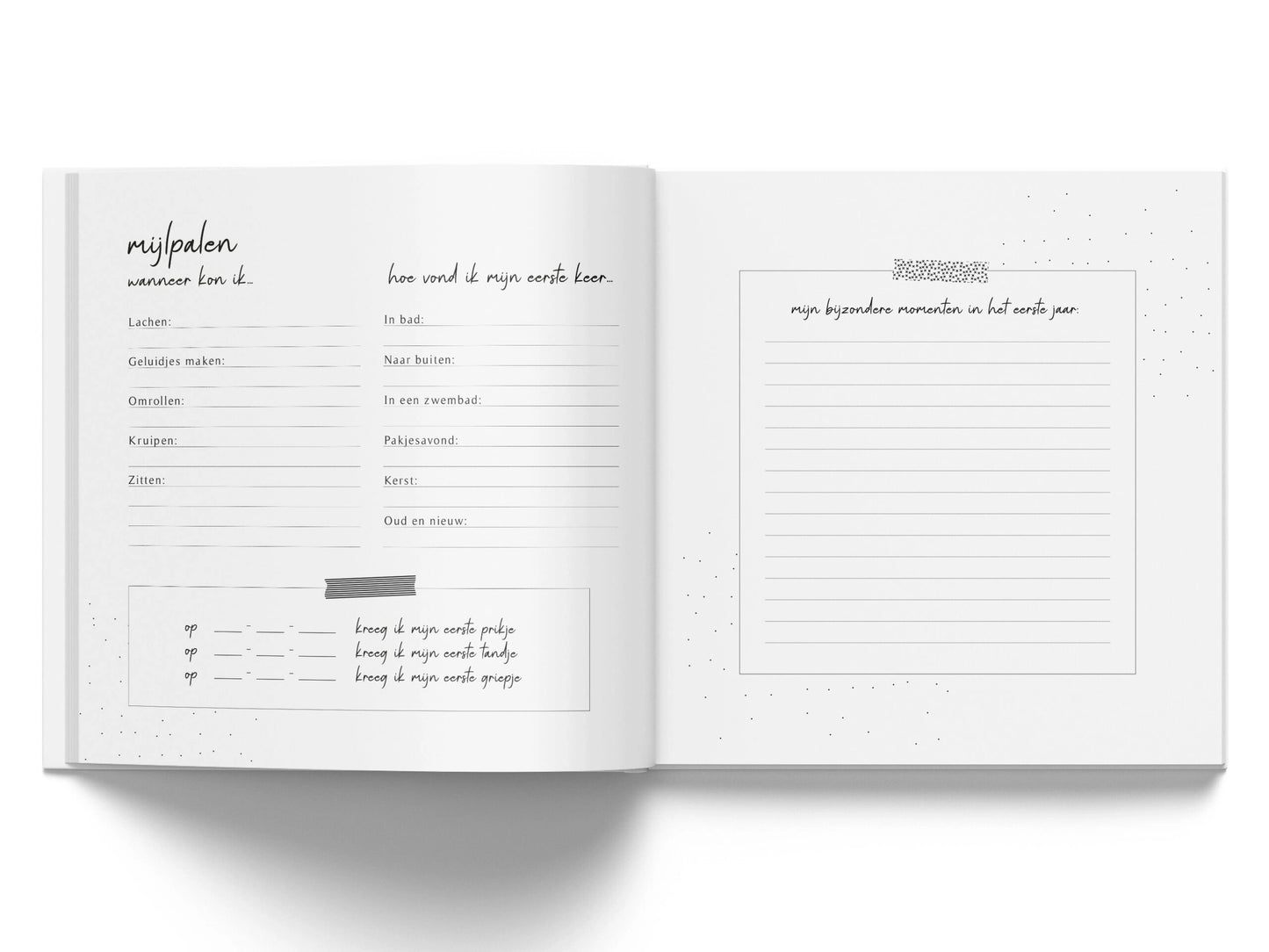 Mijn eerste jaar babyboek - Jungle