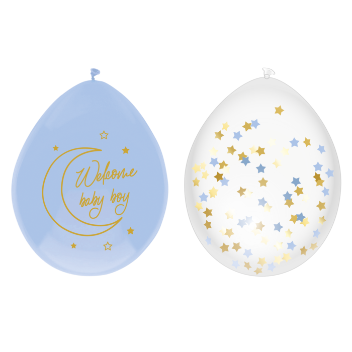 Ballonnen Baby Safari - Blauw