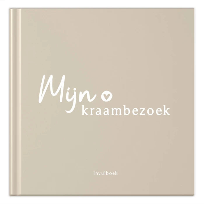 Kraambezoekboek - Beige
